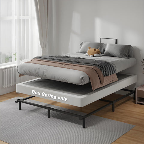 Snaye box spring tool-free assembly simplifies setup for quick bed readiness.