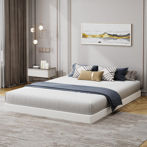 Snaye fabric cover protects the box spring and simplifies cleaning.