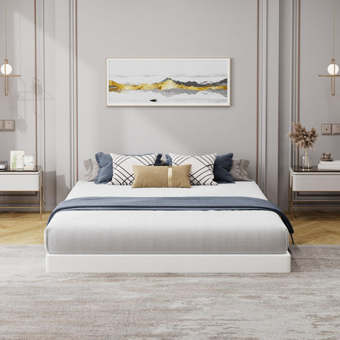 Snaye mattress support base promotes longevity through solid, stable foundation.