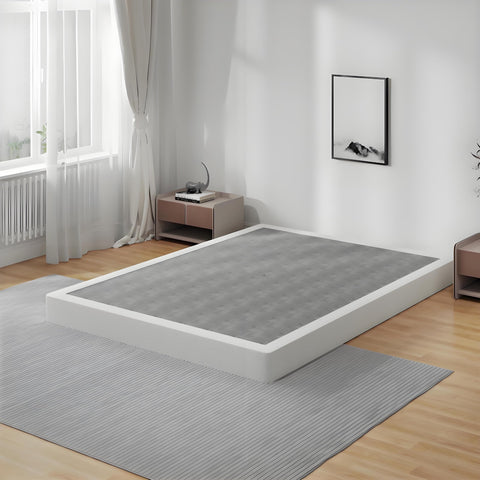Snaye Queen Box Spring 5inch frame provides sturdy support for your queen mattress.