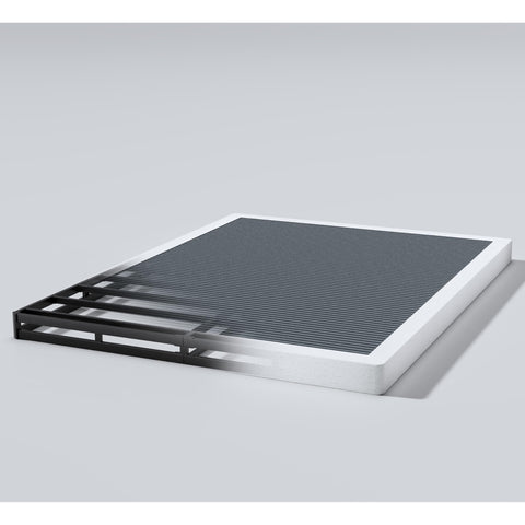 Snaye quiet box spring noise-free design minimizes sleep disturbances.