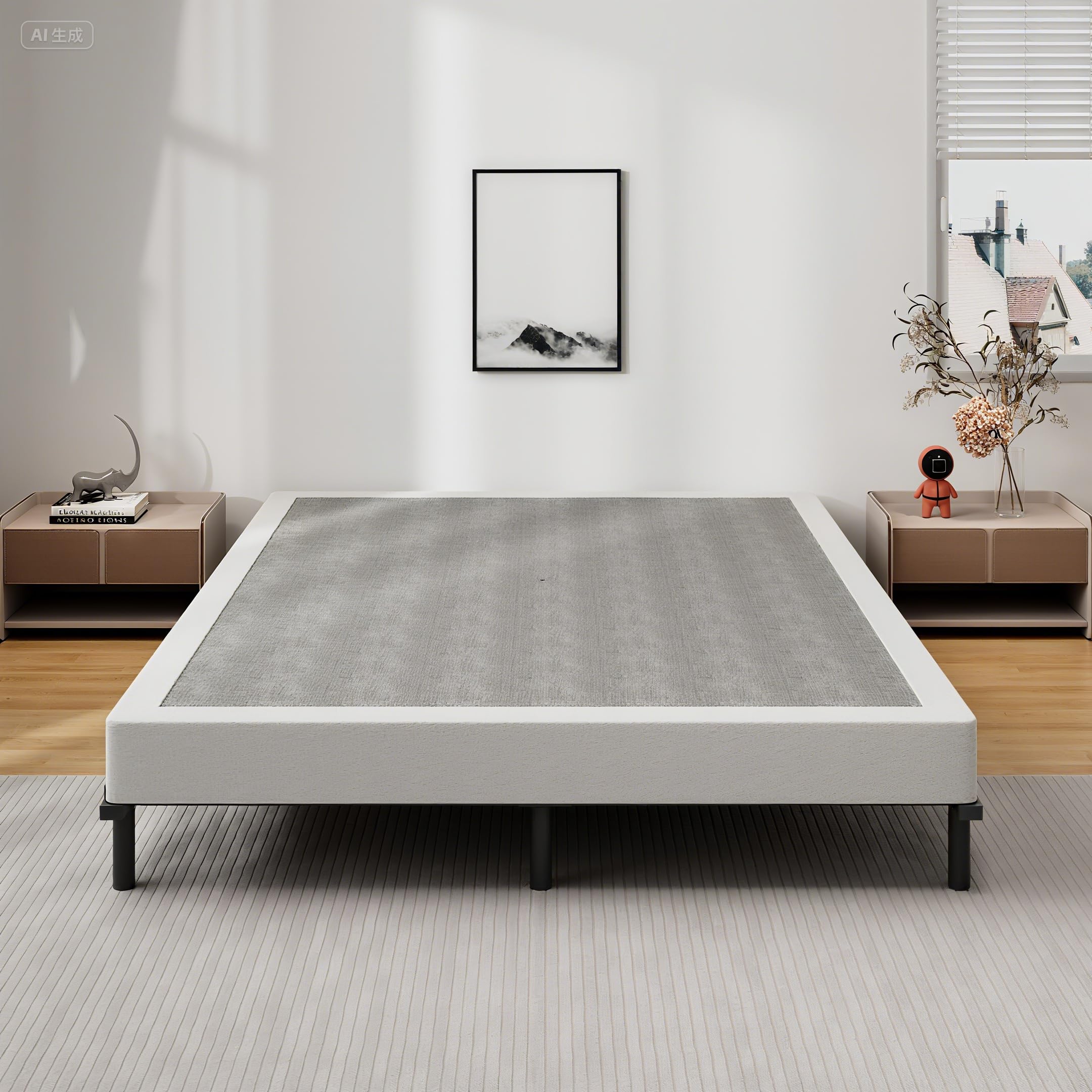 Snaye universal compatibility fits most queen frames and mattresses.