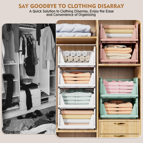 SNSLXH 8-pack ideal for organizing toys, clothes, and linens.