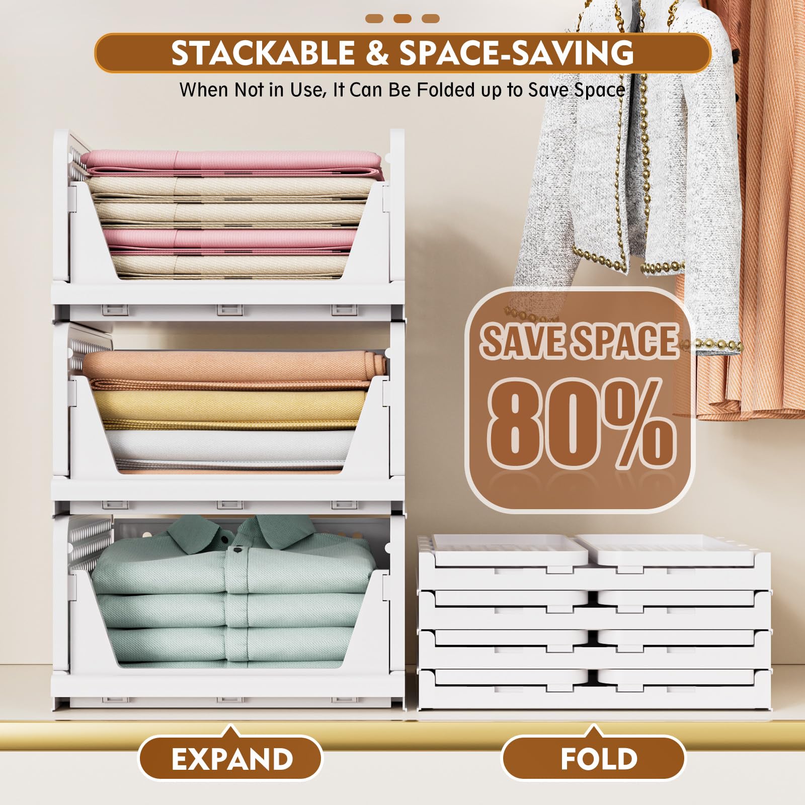 SNSLXH closet basket suitable for bathroom or kitchen use