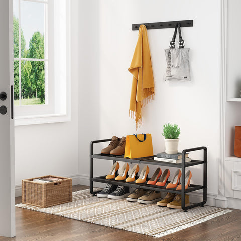 SNTD adjustable-height rack accommodates tall boots for seasonal use
