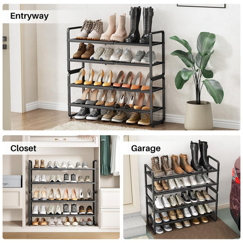 SNTD shoe rack coated finish resists rust.
