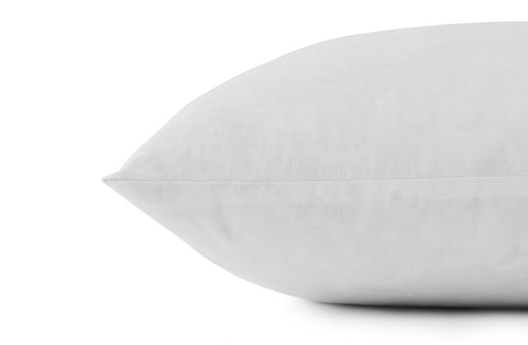 SNUG&COZY easy-care pillow insert 16x16 is machine washable and easy to maintain.