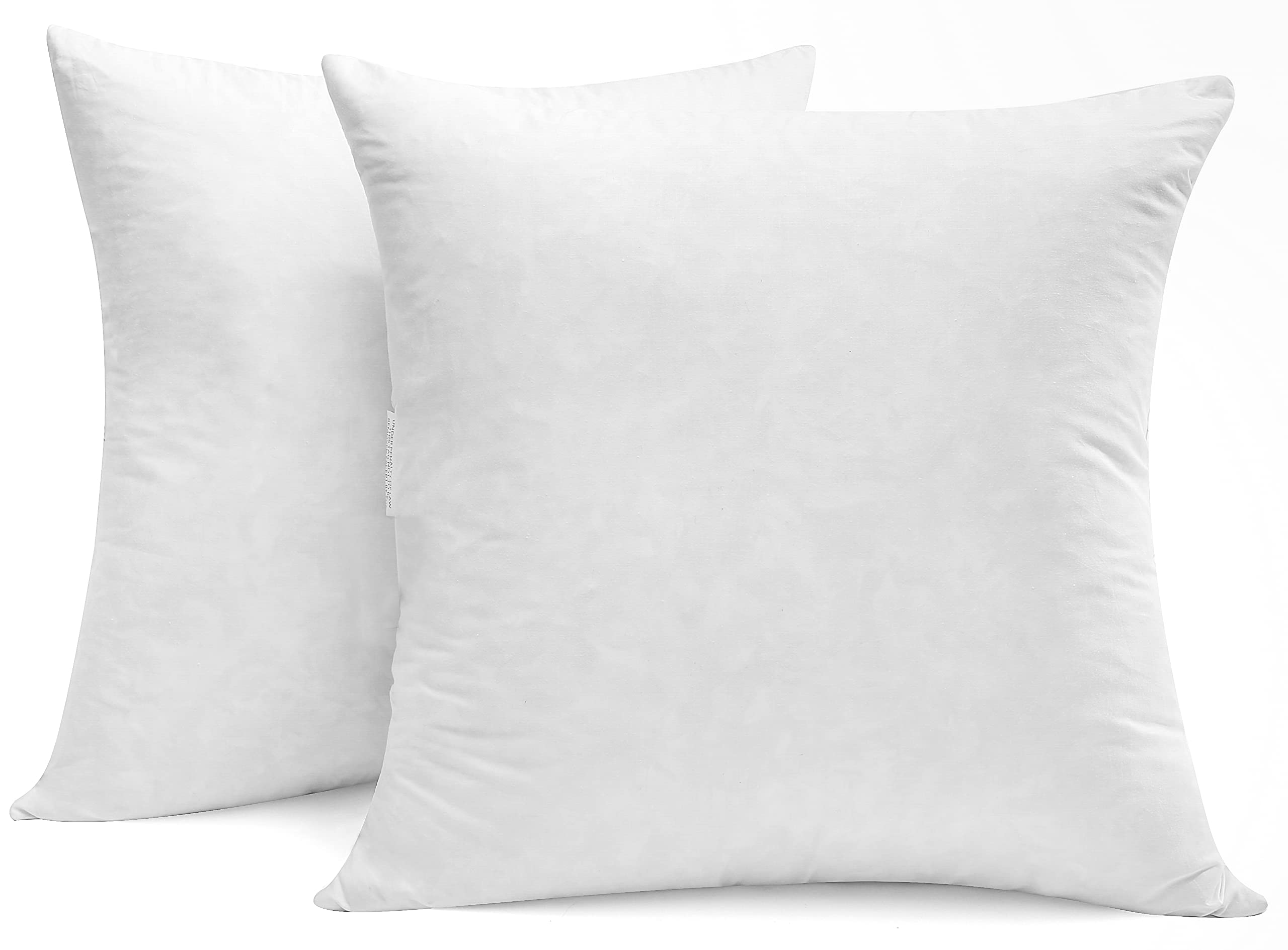 SNUG&COZY pillow insert 24x24 with double-layer down-proof loft.