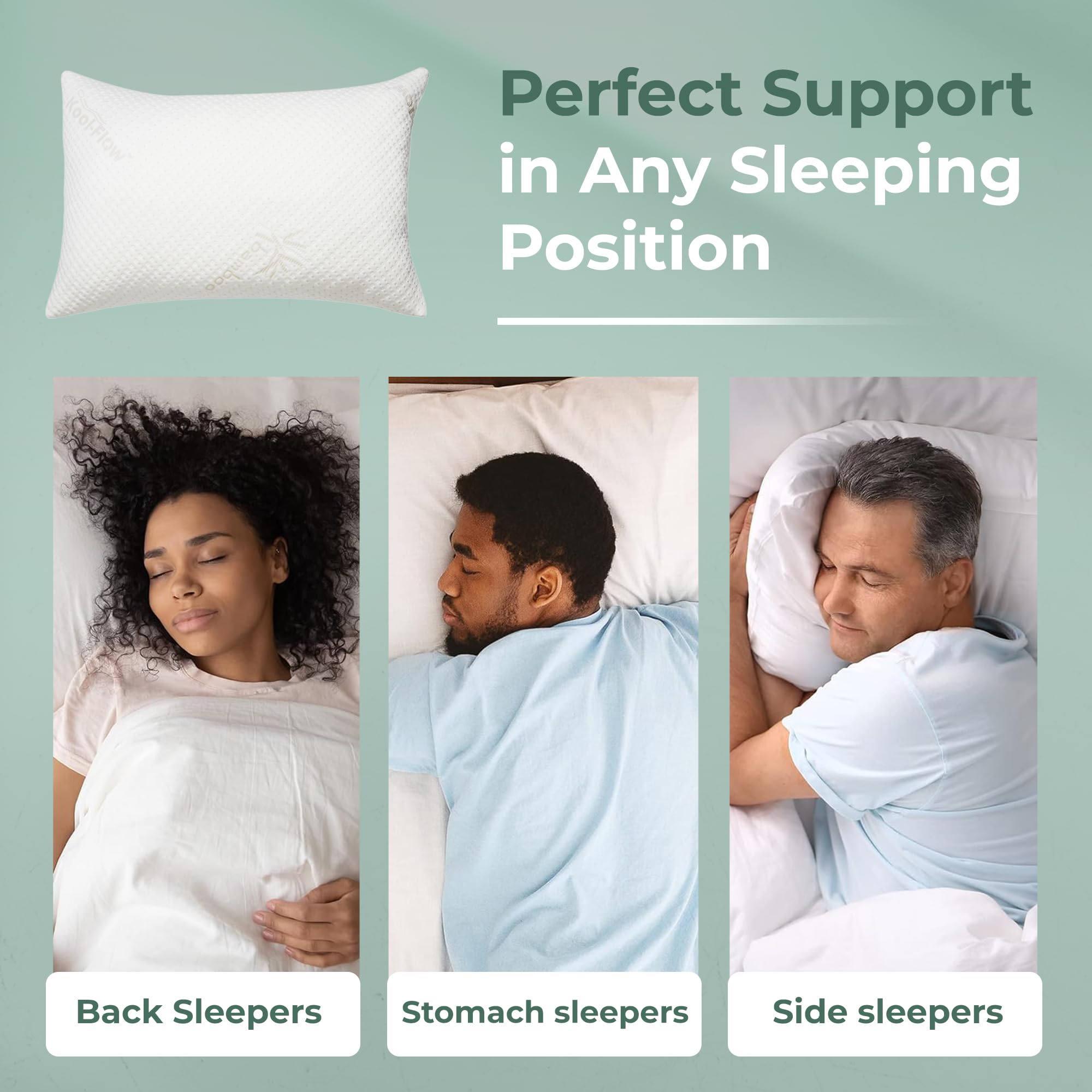 Snuggle-Pedic hypoallergenic foam clean sleeping surface