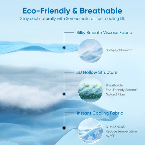 3D hollow filler provides lightweight fluff and lasting comfort