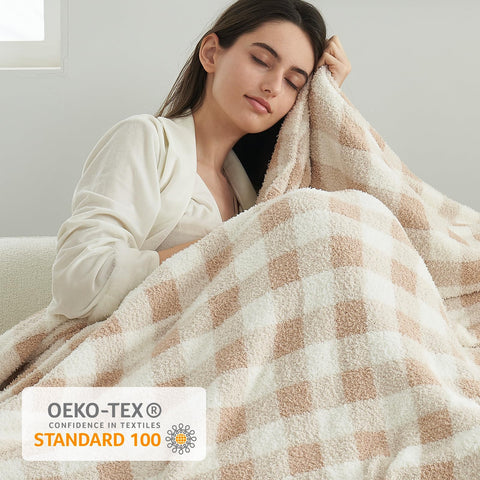Snuggle Sac blanket close-up reveals durable stitched texture