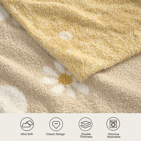 Snuggle Sac Flower beige color detail complements neutral decor styles