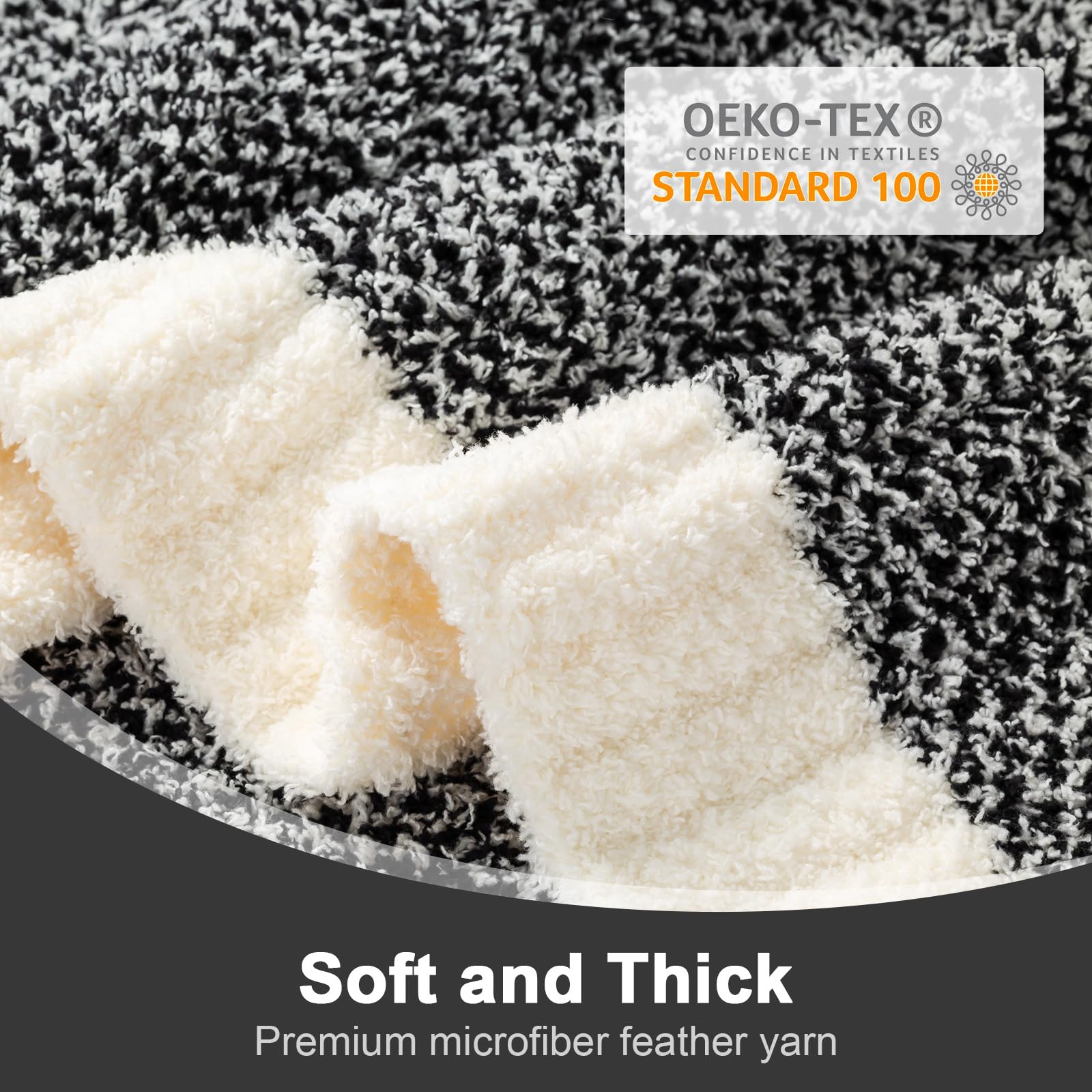 Snuggle Sac Heather Black bed drape adds decorative warmth to sleeping spaces.