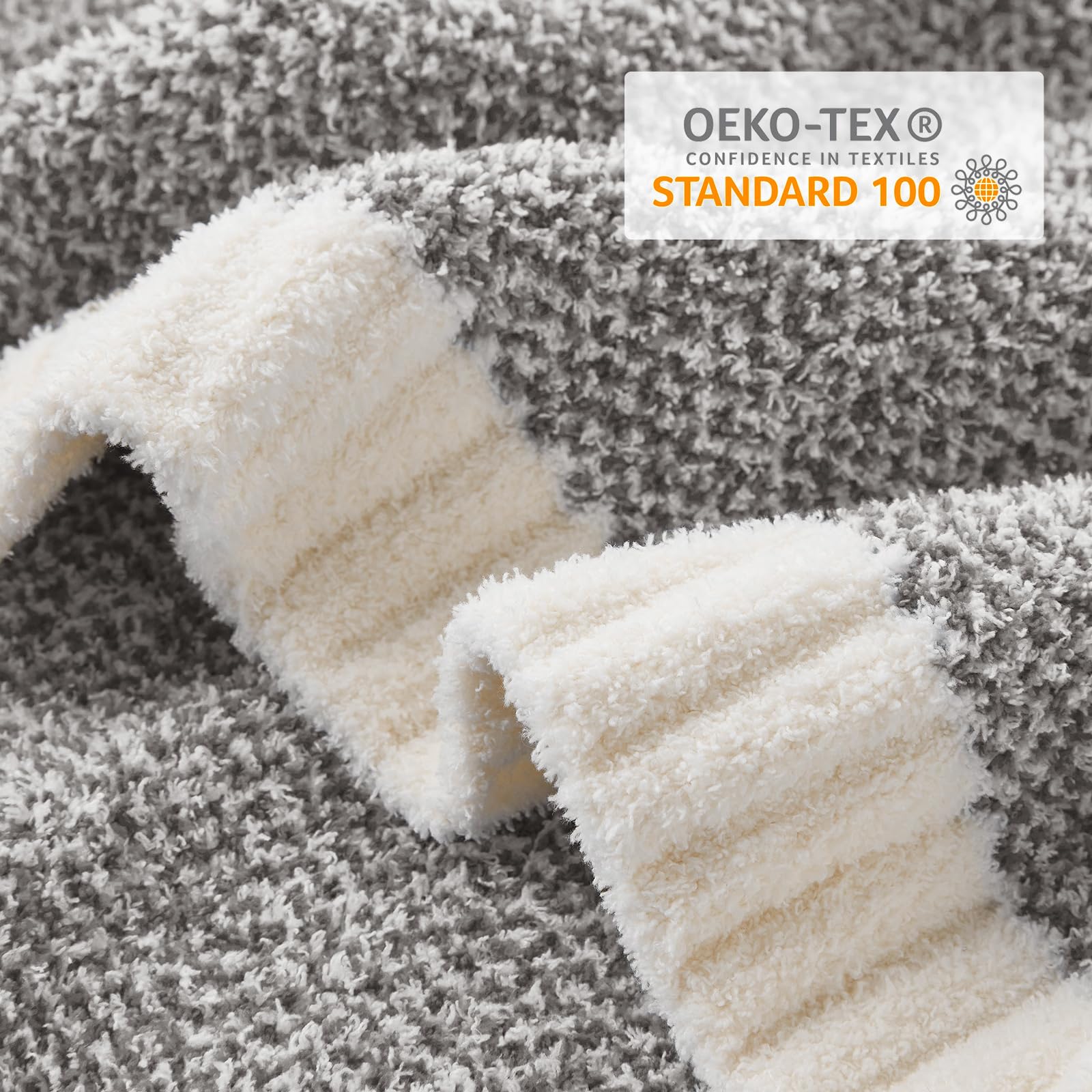 Snuggle Sac microfiber blanket ultra-soft material for all-season comfort.