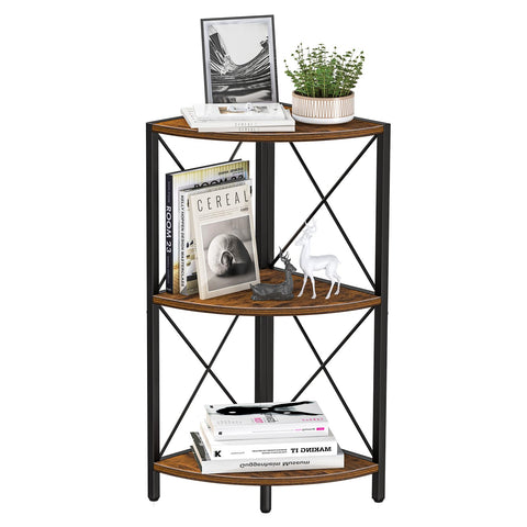 Snughome display ideas for books and plants on a versatile corner shelf.