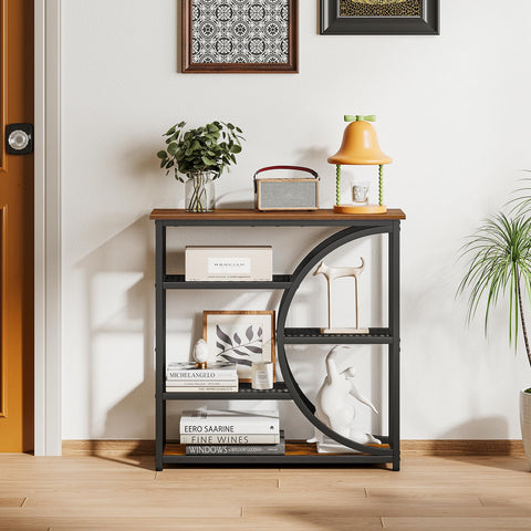 Snughome entryway table width 29.5 inches fits narrow spaces