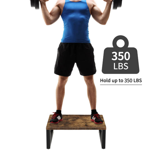 Snughome portable and lightweight wooden step stool