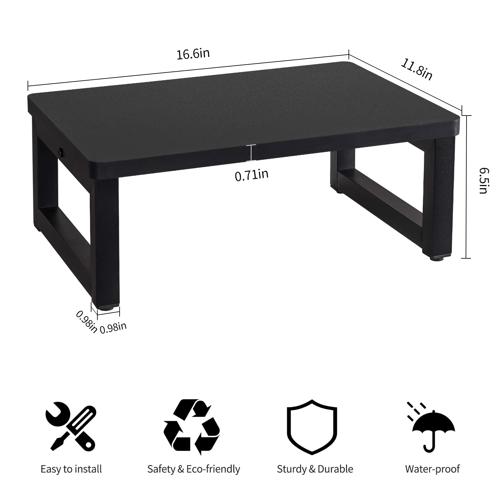Snughome wooden step stool with reinforced frame for long-lasting daily tasks.