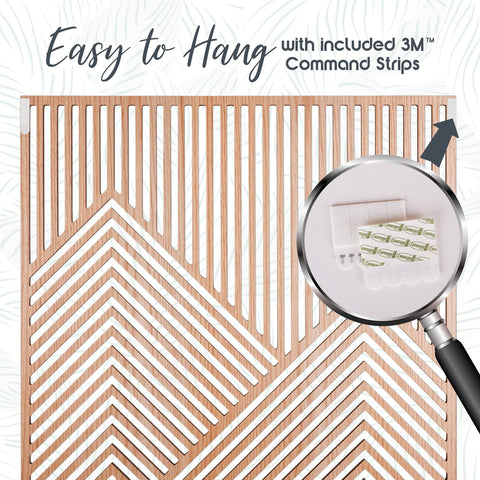SnugLife mountain wall art panel fits minimalist or rustic decor