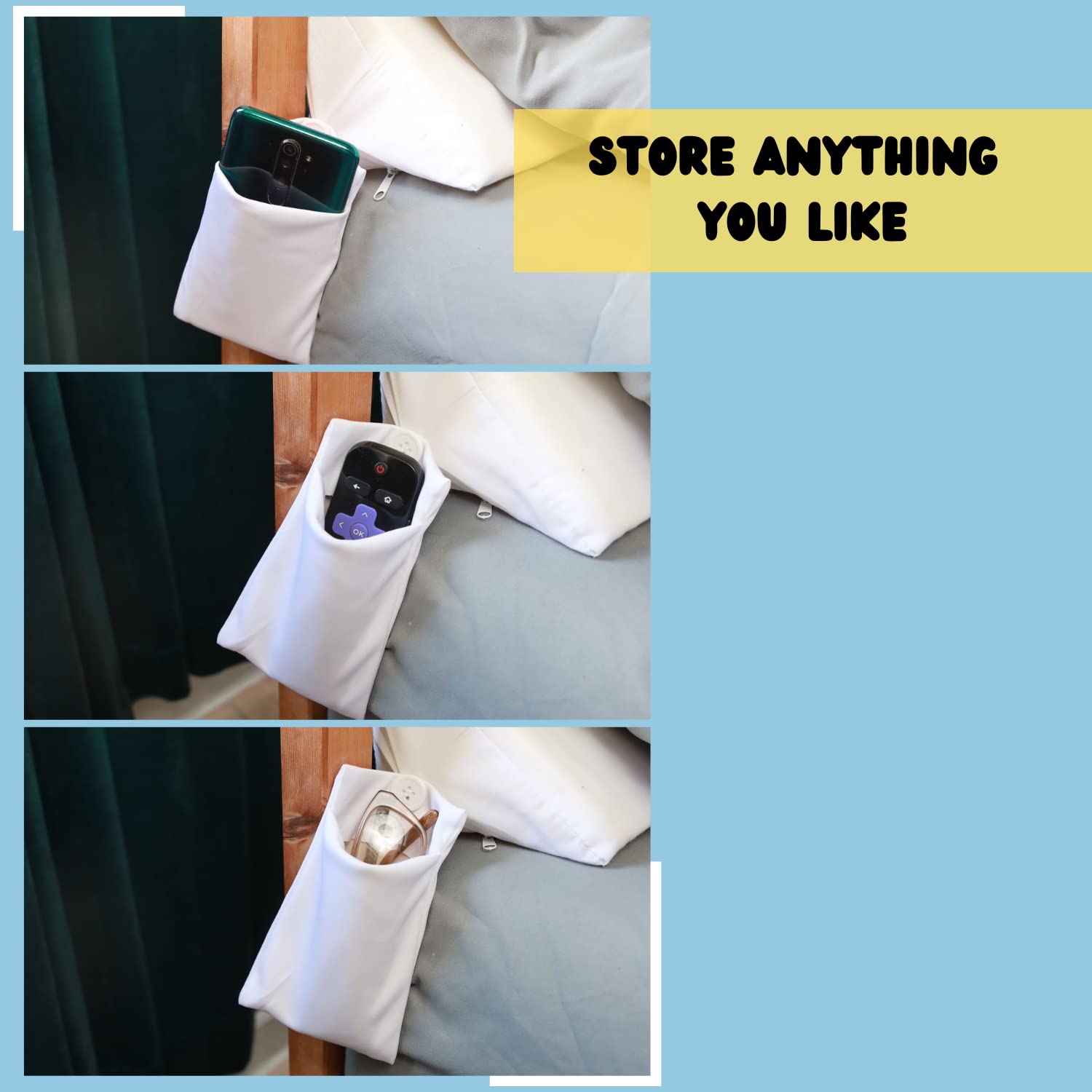 Anti-slip bottom keeps the mattress and wedge stable during sleep.