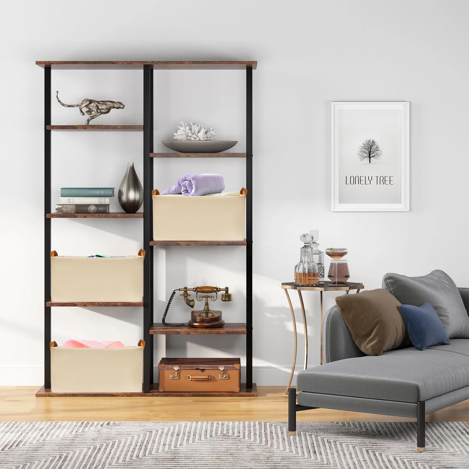 SNWDN bin close-up shows durable metal frame and fabric