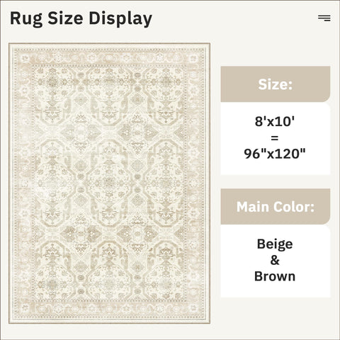 Soalmost 8x10 rug close up reveals soft low pile and smooth feel.