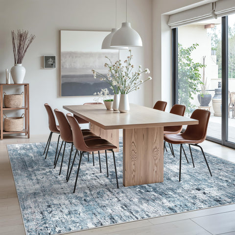 Soalmost Machine washable rug for easy cleaning after spills.