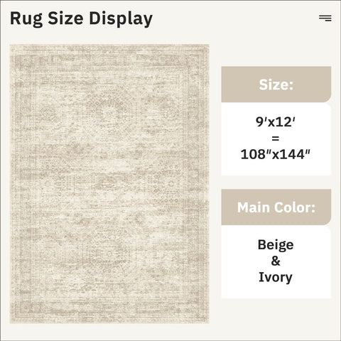 Soalmost machine-washable rug for quick, effortless cleanups.