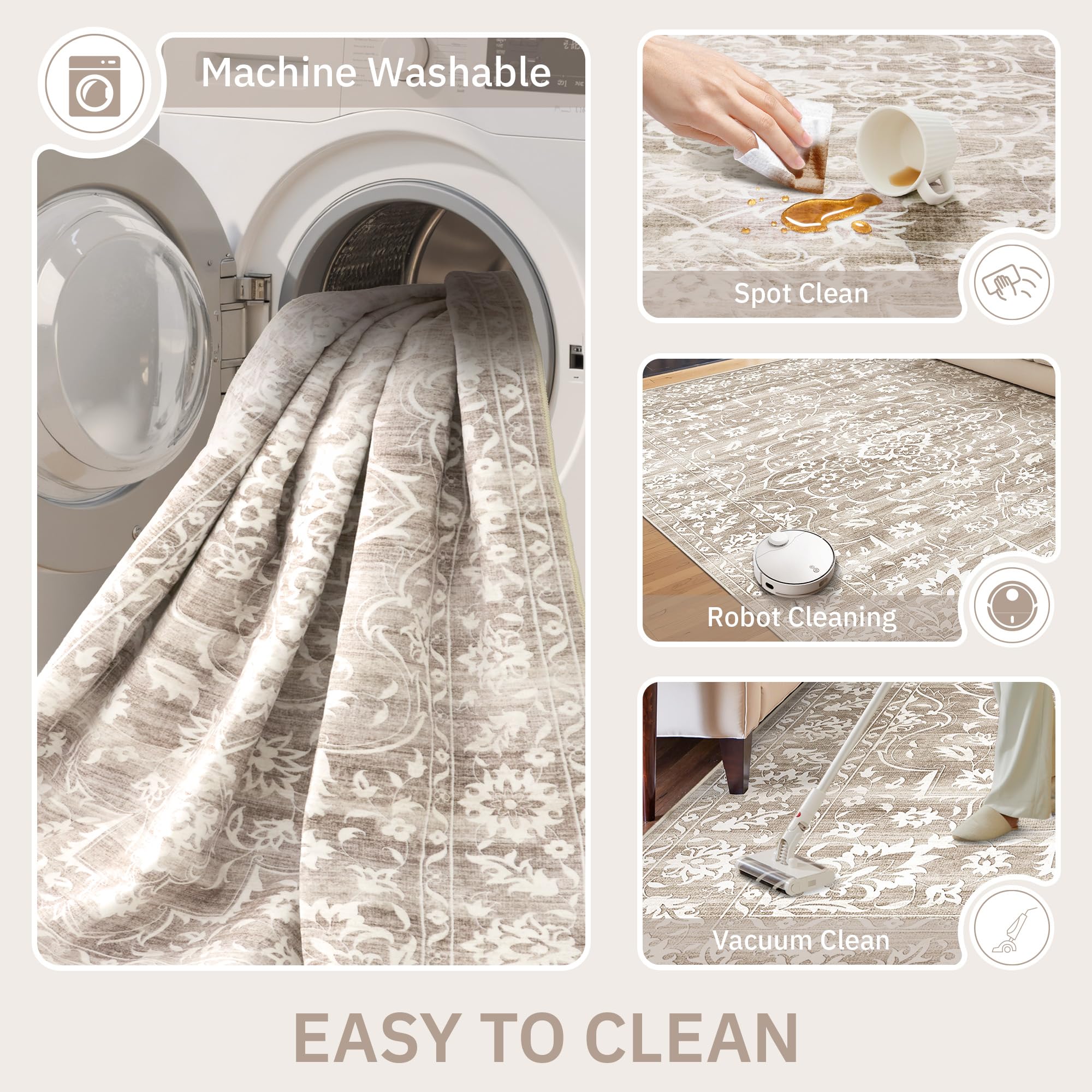 Soalmost eco-friendly OEKO-TEX certified rug supports safe homes and durable style.