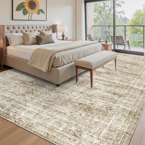 Soalmost Washable Area Rug 8x10 packaging-friendly for easy transport