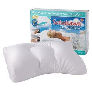 Sobakawa Cloud Pillow bed setup with breathable cooling surface.