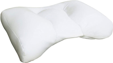 Sobakawa Cloud Pillow close-up showing micro air beads shaping to the head for support.