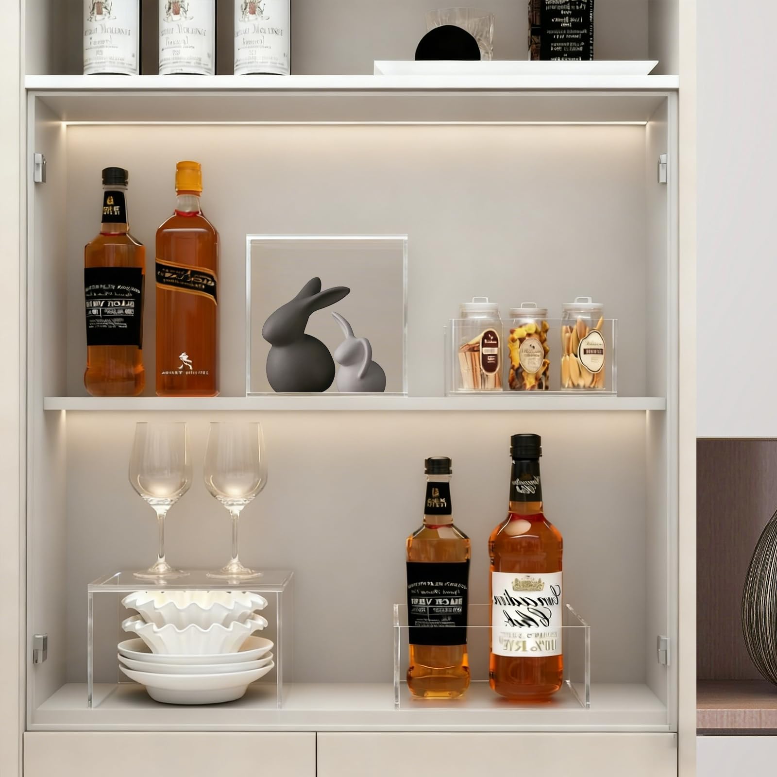 Socaens 5-inch risers add height to appetizers, enhancing tabletop flow.