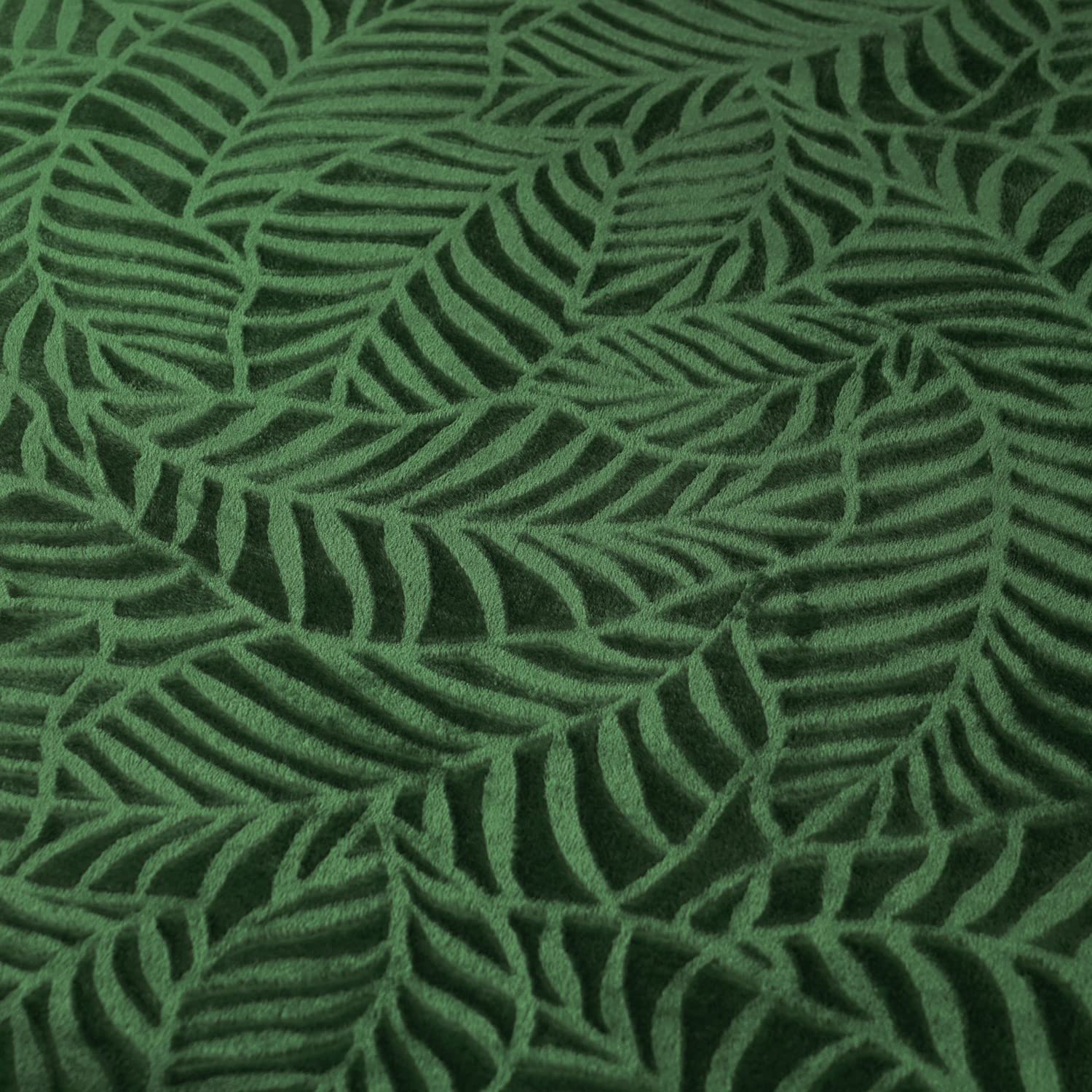 SOCHOW olive-green throw on bed or couch brings tranquil vibe.