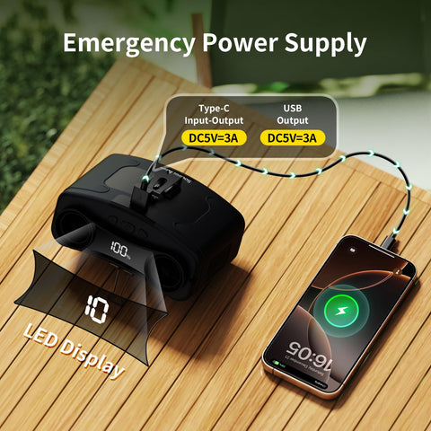 Socool 10-speed control lets you customize wind intensity easily.
