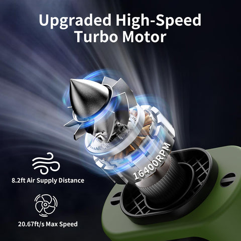 Socool fan desktop use with kickstand for stable airflow.