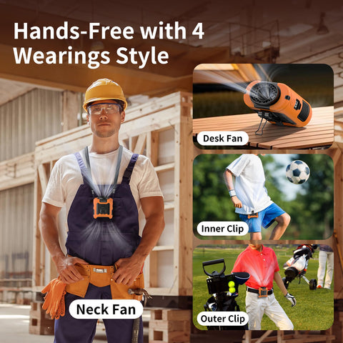 Socool compact 290g orange wearable cooling for travel and outdoor use.