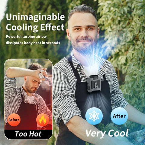 Socool fan compact-design weighs under 300g for easy carry