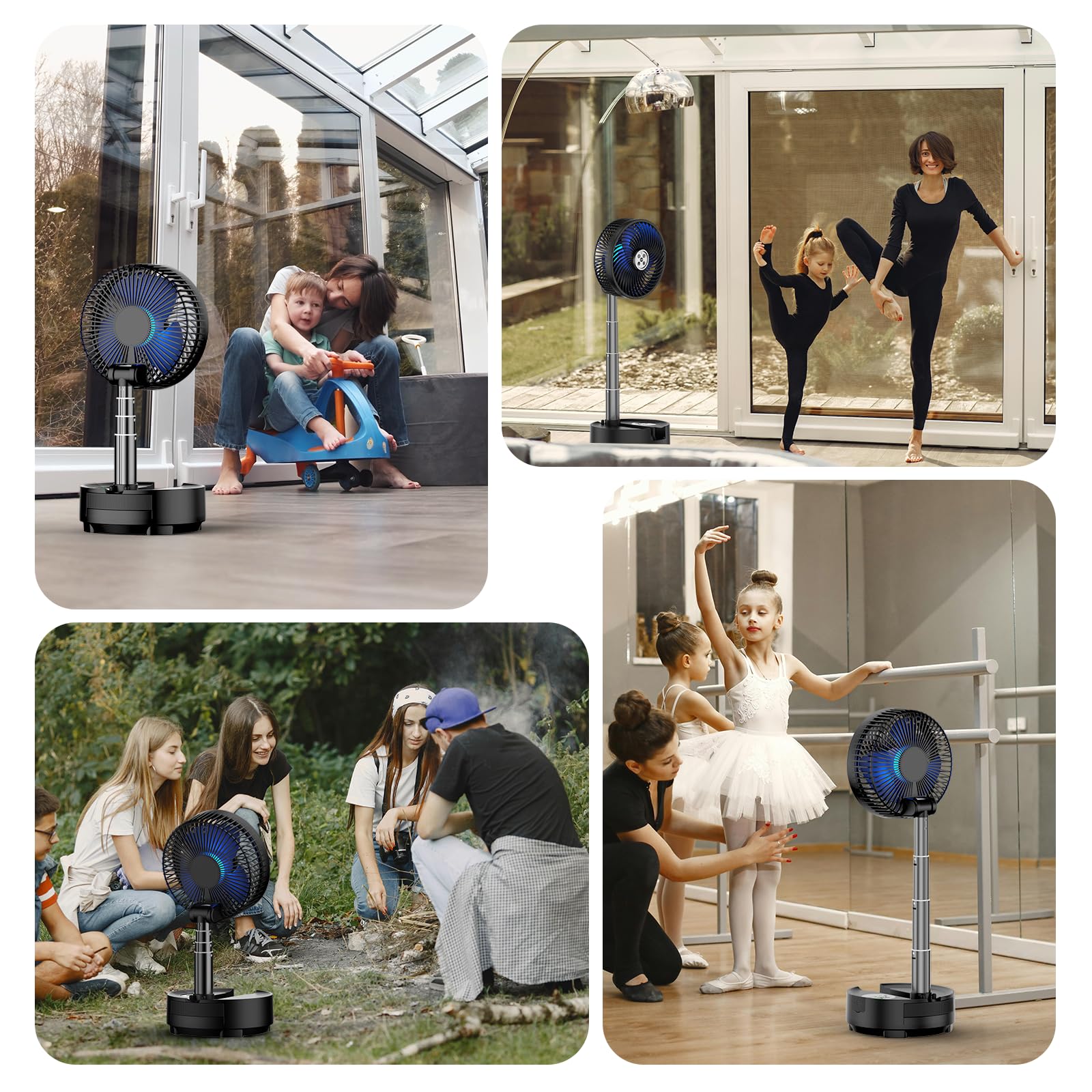 Socool fan long operating time up to 118 hours on low speed.