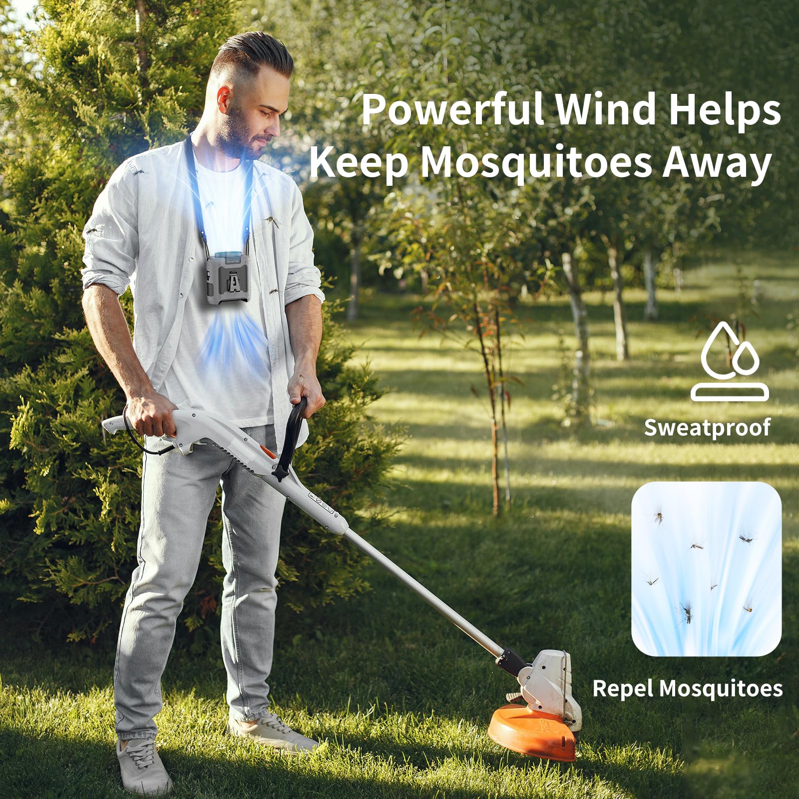 Socool fan manganese-clamp keeps the fan securely attached
