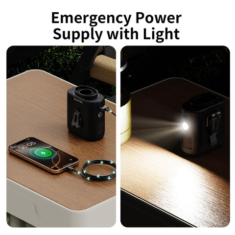 Socool LED light and SOS mode provide visibility in outdoor settings.
