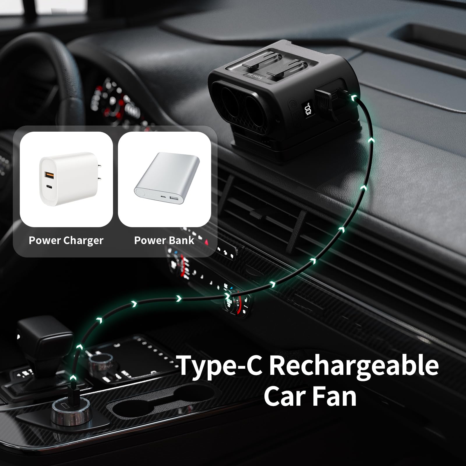 Socool emergency light and USB power for outages and outdoor use