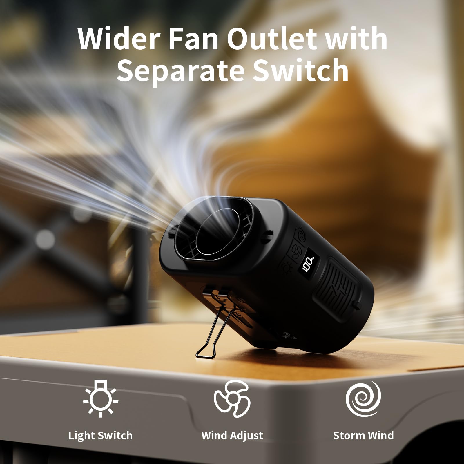 Socool shirt-clip-wearable-design enables comfortable outdoor cooling.