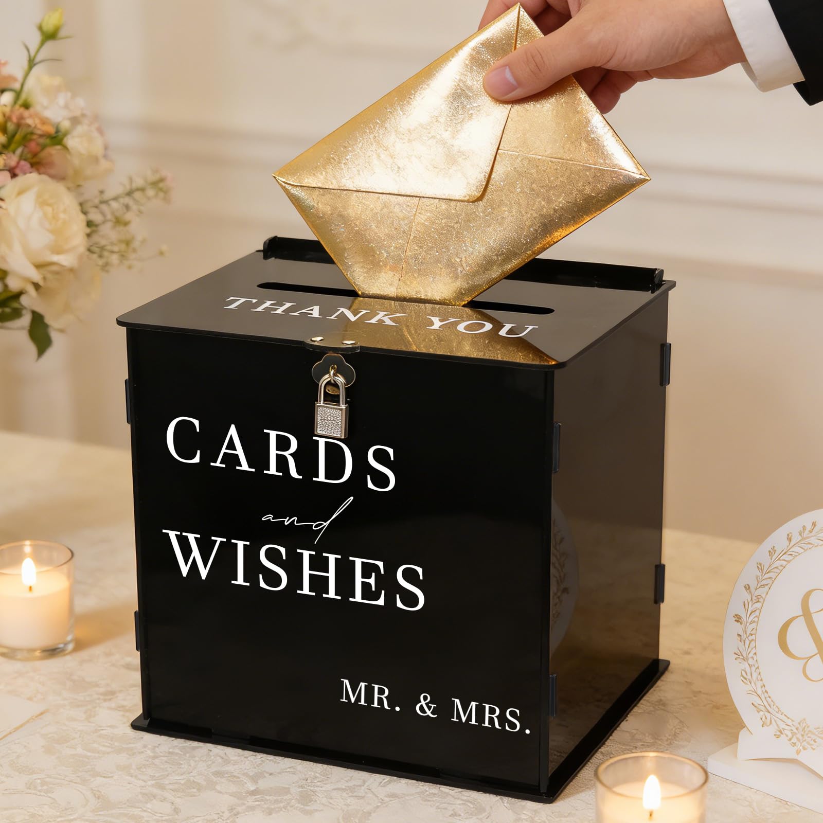 SOFARKKT 10x10x9-inch card box ships quickly and assembles in minutes.
