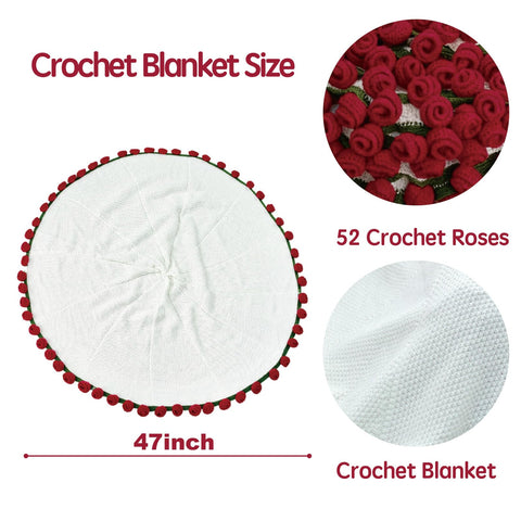 SoffMoiis blanket features lifelike rose textures for romantic styling.