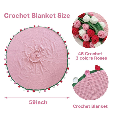 SoffMoiis multicolor floral throw blanket offers soft, breathable comfort for lounging.