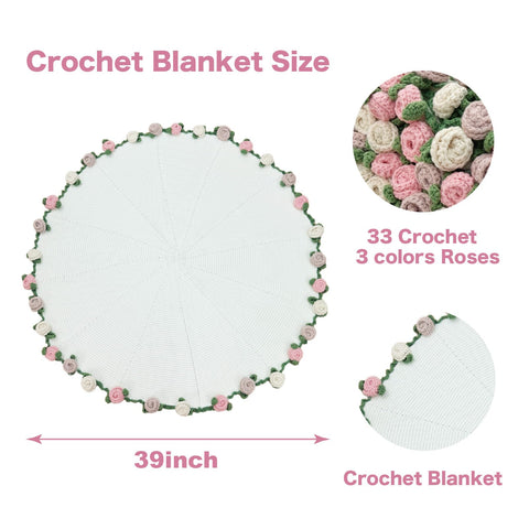 SoffMoiis Multicolored Rose Blanket adds vibrant room texture