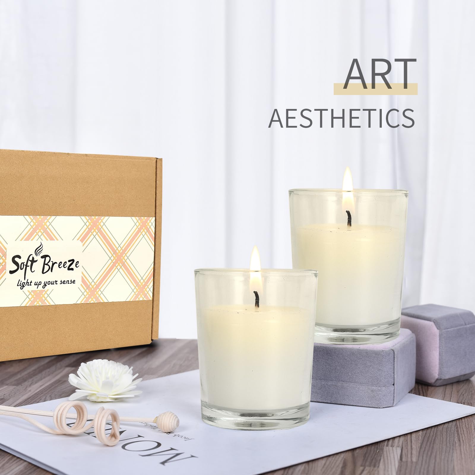 Soft Breeze birthday and outdoor party candles offer lasting, smokeless warmth.