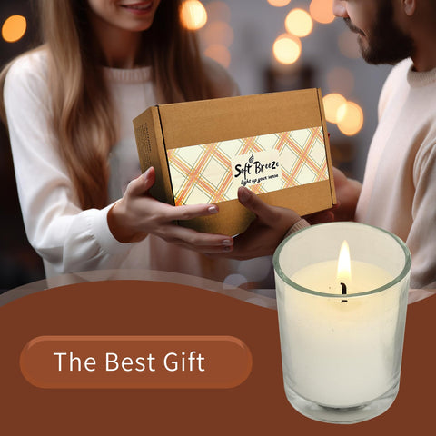 Soft Breeze emergency votives provide reliable light during outages with a gentle glow.