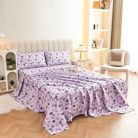 Softan paisley floral design elevates bedroom styling.